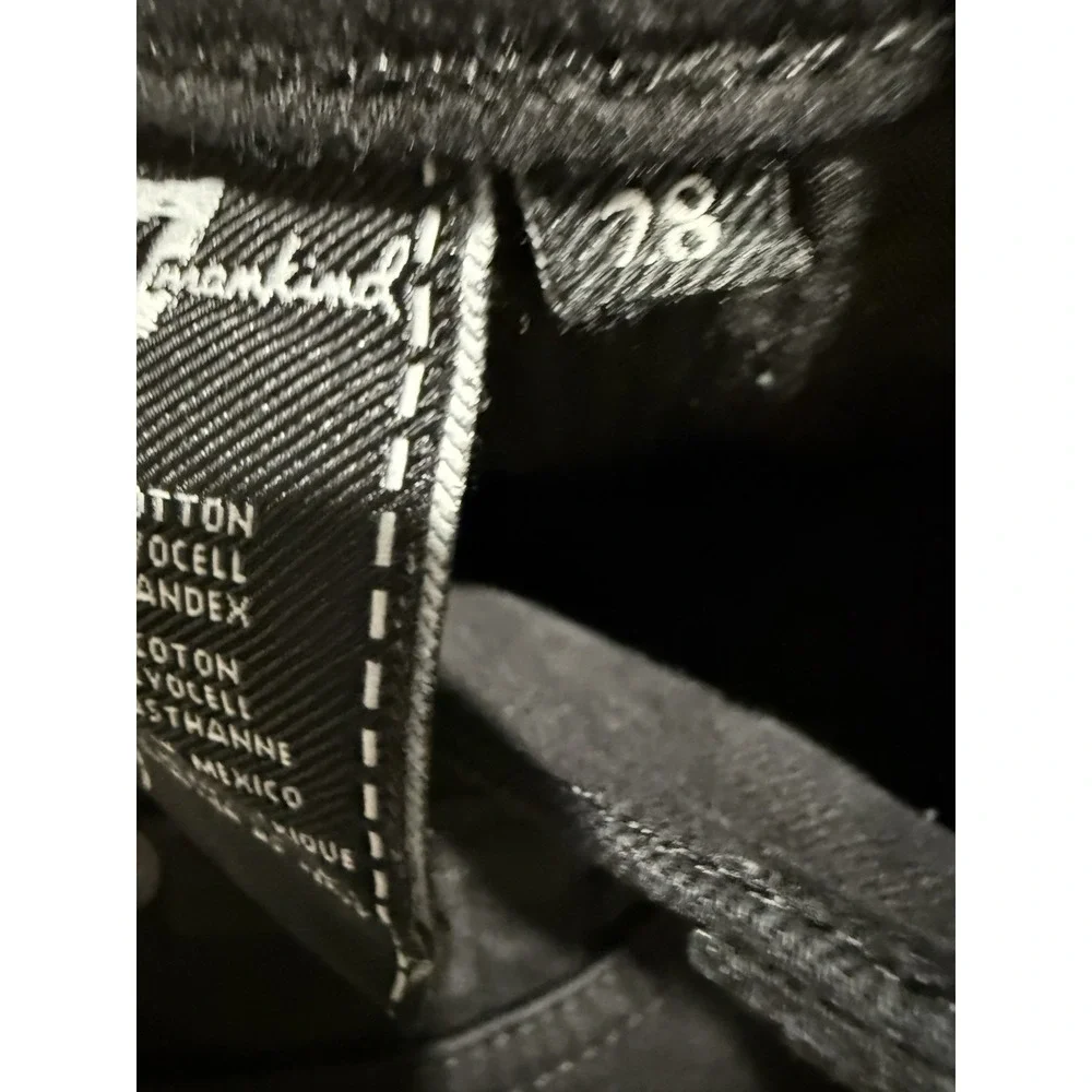 7 for all mankind jeans men Paxtyn Skinny or Slimmy deep‎ black wash.size 28